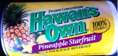 Pineapple Starfruit Concentrated Juice 12 oz AF Only
